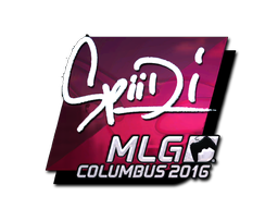 Aufkleber | Spiidi (Glanz) | MLG Columbus 2016