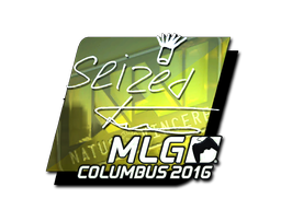 Sticker | seized  | MLG Columbus 2016