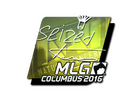 Sticker | seized (Foil) | MLG Columbus 2016