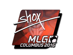 Стикер | shox (ламиниран) | MLG Columbus 2016