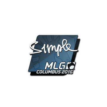 Sticker | s1mple | MLG Columbus 2016 image 360x360