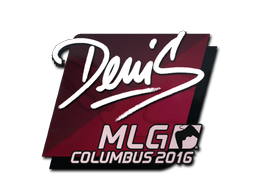 Klistermærke | denis | MLG Columbus 2016