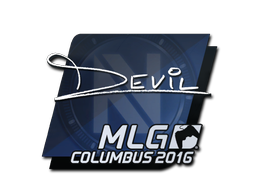 Klistremerke | DEVIL | MLG Columbus 2016