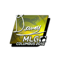 Sticker | DAVEY (Foil) | MLG Columbus 2016 image 120x120