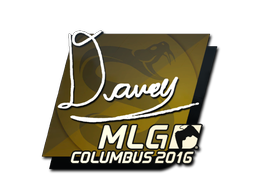 สติกเกอร์ | DAVEY | MLG Columbus 2016