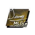 Sticker | DAVEY | MLG Columbus 2016 image 120x120