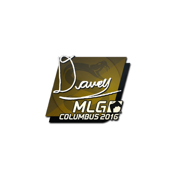 Sticker | DAVEY | MLG Columbus 2016 image 360x360