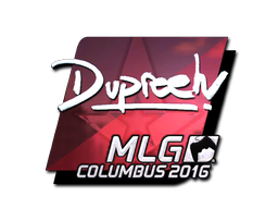 스티커 | dupreeh(은박) | MLG 콜럼버스 2016