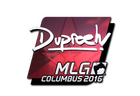 Sticker | dupreeh (Foil) | MLG Columbus 2016