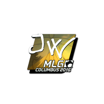 Sticker | JW (Foil) | MLG Columbus 2016 image 360x360
