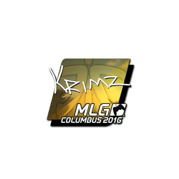 Sticker | KRIMZ (Foil) | MLG Columbus 2016 image 360x360
