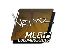 Klistermærke | KRIMZ | MLG Columbus 2016