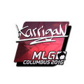 Sticker | karrigan (Foil) | MLG Columbus 2016 image 120x120