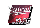 Sticker | karrigan (Foil) | MLG Columbus 2016