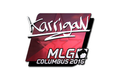 Sticker | karrigan (Foil) | MLG Columbus 2016