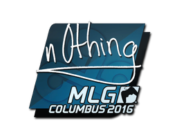 Adesivo | n0thing | MLG Columbus 2016