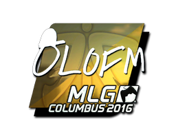 สติกเกอร์ | olofmeister (ฟอยล์) | MLG Columbus 2016