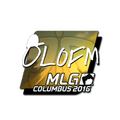 Sticker | olofmeister (Foil) | MLG Columbus 2016 image 120x120