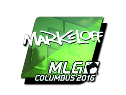 Klistermærke | markeloff (Folie) | MLG Columbus 2016