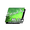 Sticker | bondik (Foil) | MLG Columbus 2016 image 120x120