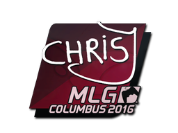 Klistermærke | chrisJ | MLG Columbus 2016