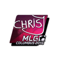 Sticker | chrisJ (Foil) | MLG Columbus 2016 image 120x120