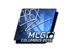 Sticker | apEX (Foil) | MLG Columbus 2016