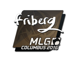 Klistermärke | friberg | MLG Columbus 2016