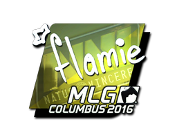 Sticker | flamie (Foil) | MLG Columbus 2016
