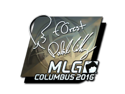 Aufkleber | f0rest (Glanz) | MLG Columbus 2016