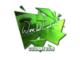 Стикер | WorldEdit (ламиниран) | Cologne 2016