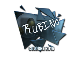 Наклейка | RUBINO (металлическая) | Кёльн 2016