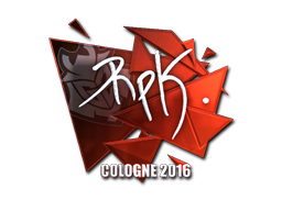 Klistermærke | RpK (Folie) | Cologne 2016