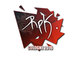 Klistermærke | RpK | Cologne 2016