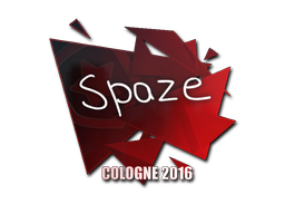 Klistermærke | spaze | Cologne 2016