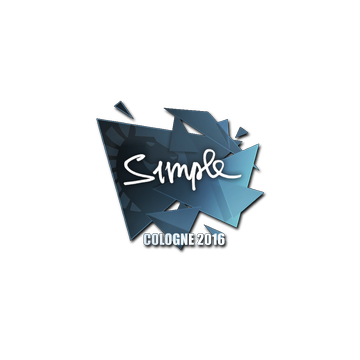 Sticker | s1mple | Cologne 2016 image 360x360