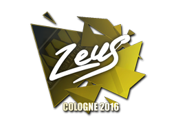 สติกเกอร์ | Zeus | Cologne 2016