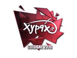 Klistremerke | Xyp9x (folie) | Cologne 2016