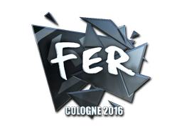 Sticker | fer (Glimmend) | Cologne 2016