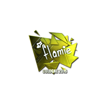 Sticker | flamie (Foil) | Cologne 2016 image 360x360