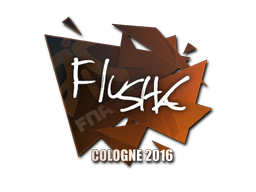 Наклейка | flusha | Кёльн 2016