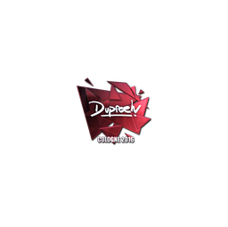 Sticker | dupreeh (Foil) | Cologne 2016