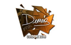 Sticker | dennis (Foil) | Cologne 2016