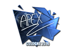 Стикер | apEX (ламиниран) | Cologne 2016