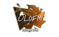 Sticker | olofmeister (Foil) | Cologne 2016