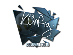 Sticker | k0nfig (Foil) | Cologne 2016
