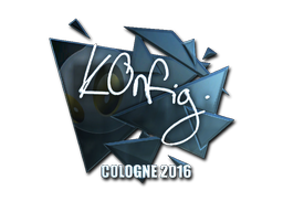 Autocolante | k0nfig (Foil) | Cologne 2016