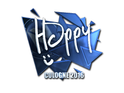 Klistermärke | Happy (Foil) | Cologne 2016