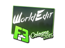 Klistermærke | WorldEdit | Cologne 2015