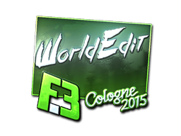 Klistermærke | WorldEdit (Folie) | Cologne 2015